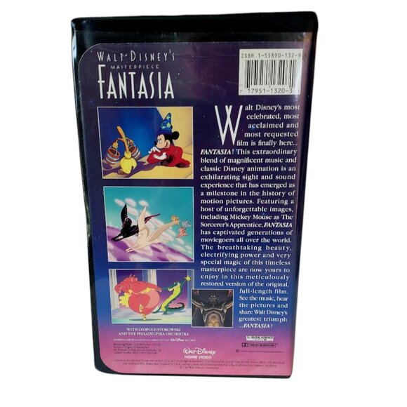 2 Disney Classics/Masterpiece Fantasia 1991 & Beauty & the Beast Special Edition - Picture 3 of 11